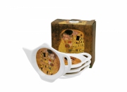 Podkładka skapka herbaciana THE KISS by Gustav Klimt
