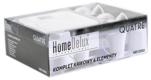Komplet kawowy 4 elementy HomeDelux Quatre