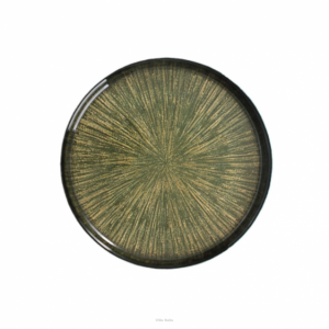 Talerzyk deserowy przekąskowy zielony 21 cm CAPRICE