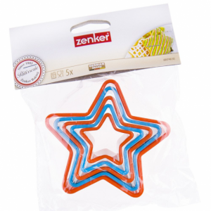 Gwiazdki foremki do wykrawania ciastek Zenker 5 sztuk